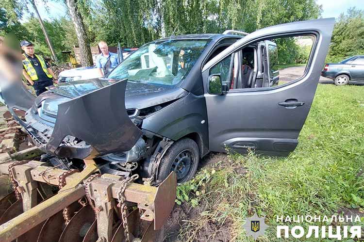 Украв і розбив машину: жителя Полтавщини затримала поліція 