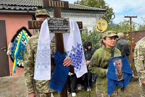 Прощання з воїном Сергієм Гуревичем