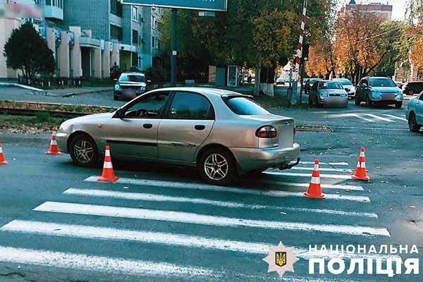 На Полтавщині у ДТП травмовано 72-річну пішохідку: жінка в лікарні