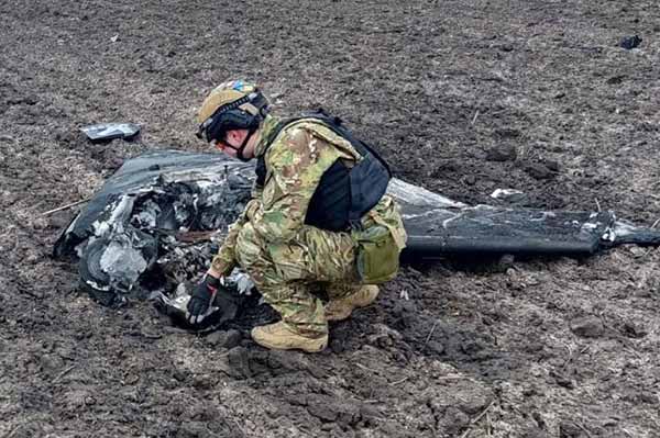 Поліцейські вибухотехніки Полтавщини знешкодили бойову частину ворожого БпЛА