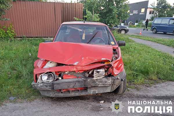 ДТП, в якій травмовано пасажира легковика