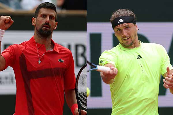 Зверев против Джоковича Зверев против Джоковича