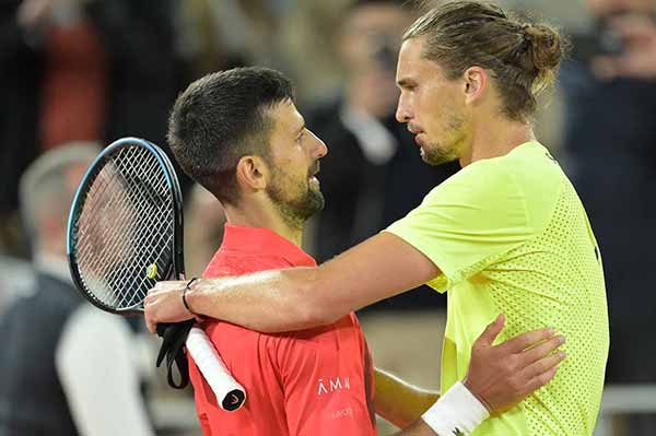 Зверев против Джоковича Зверев против Джоковича