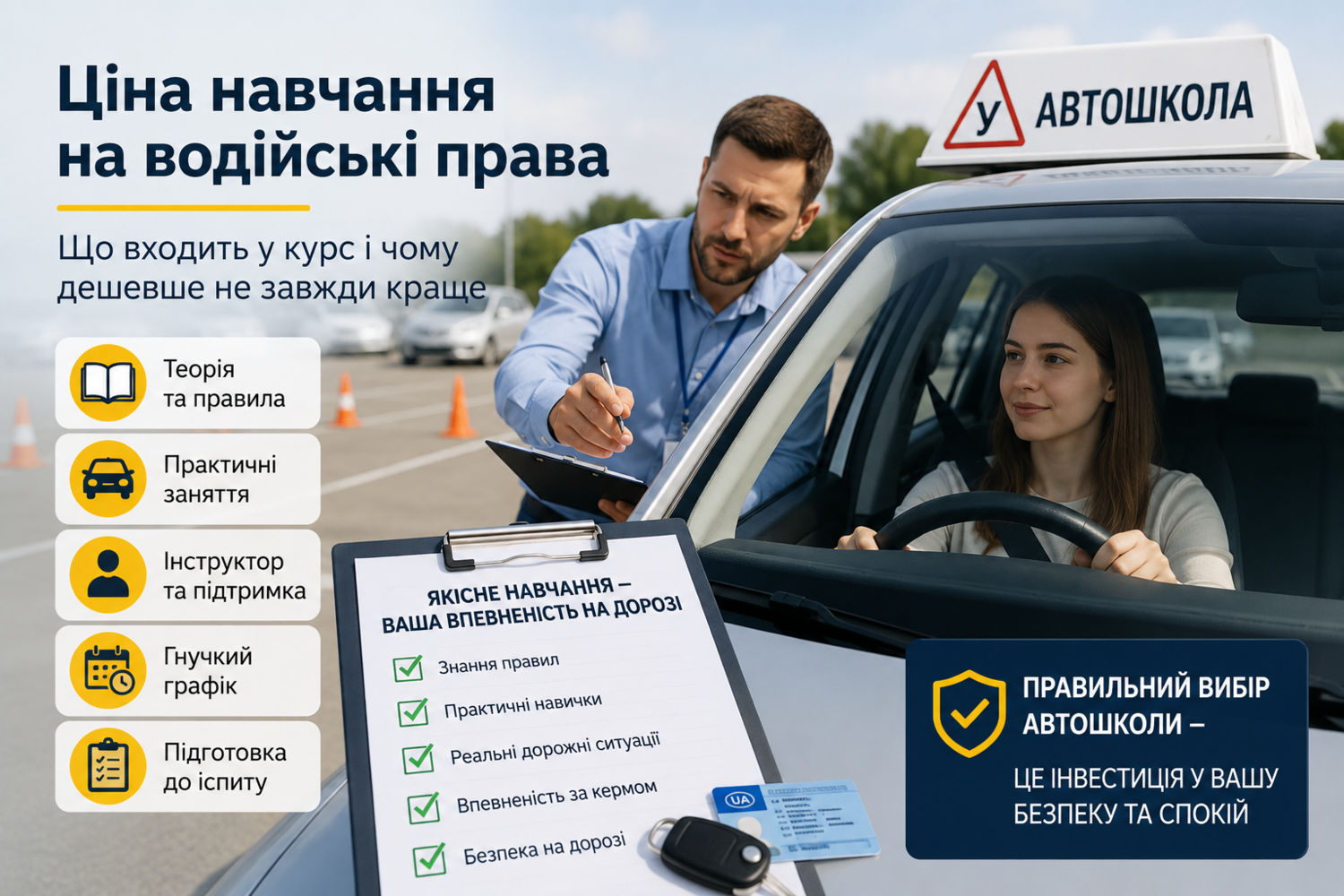 Ціна навчання на водійські права: як не переплатити й не втр...